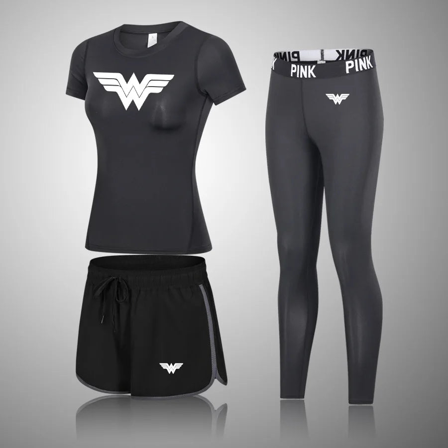 Brand Women Yoga Gym Set