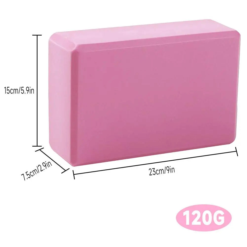 Yoga Block Props Foam Cubes Pilates Brick Stretching Aid Gym Pilates Yoga Block Exercise Home Fitness Sport