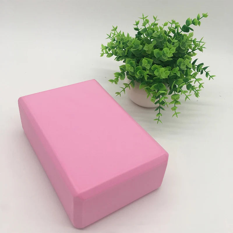 Yoga Block Props Foam Cubes Pilates Brick Stretching Aid Gym Pilates Yoga Block Exercise Home Fitness Sport