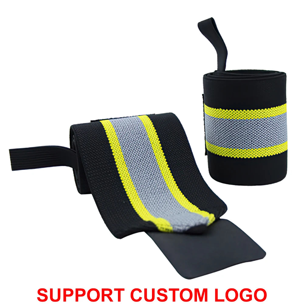 1 Pair Wristband Wrist Support Brace Straps Extra Strength Weight Lifting