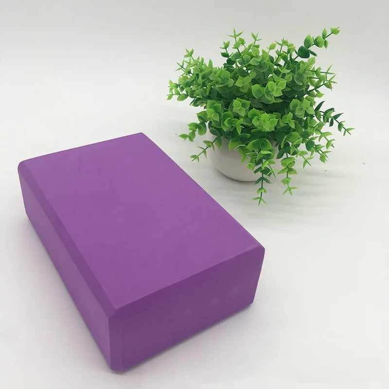 Yoga Block Props Foam Cubes Pilates Brick Stretching Aid Gym Pilates Yoga Block Exercise Home Fitness Sport
